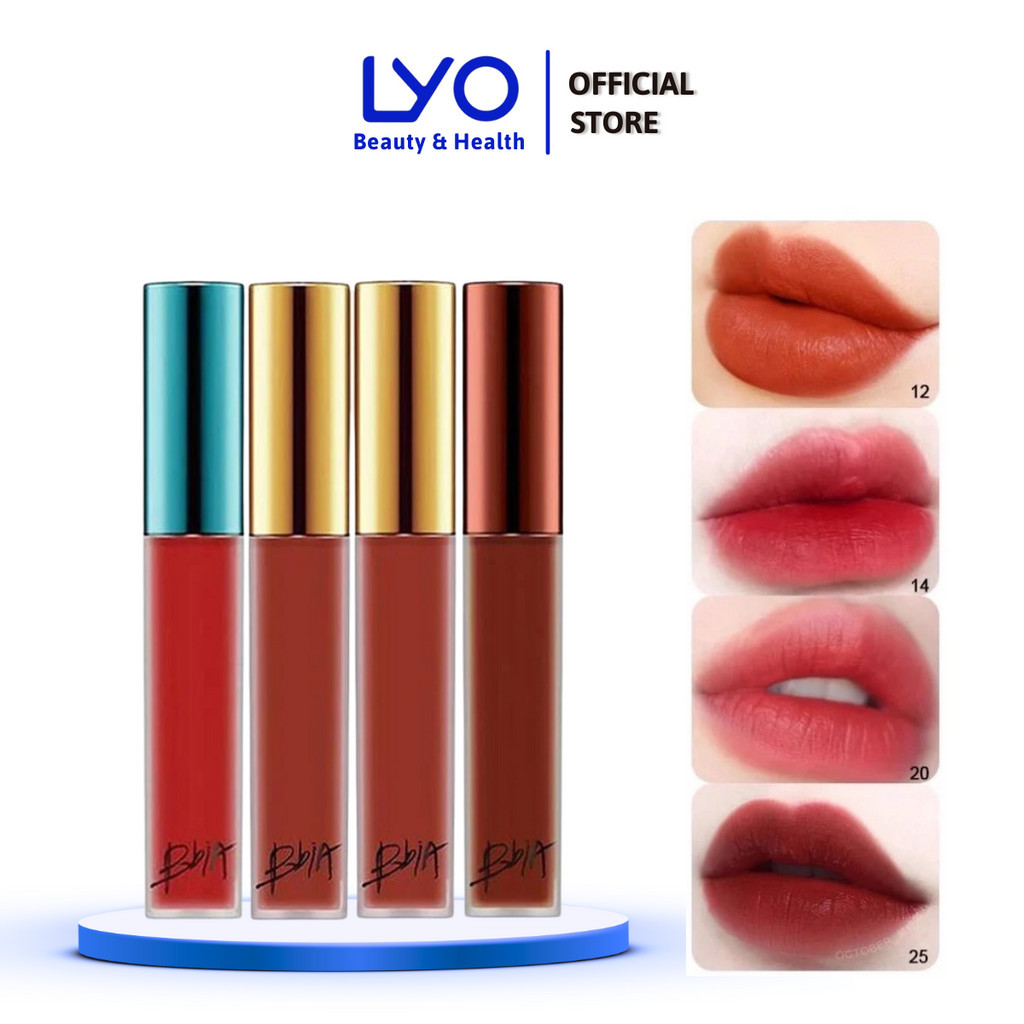 Son Kem Lì Mịn Mượt BBia Last Velvet Lip Tint 1 2 3 12 25 36 38 39 Hàn Quốc