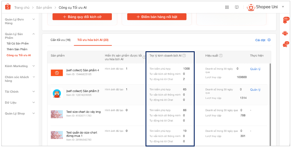 [MỚI] CÔNG CỤ TỐI ƯU SẢN PHẨM BỞI AI TRÊN SHOPEE