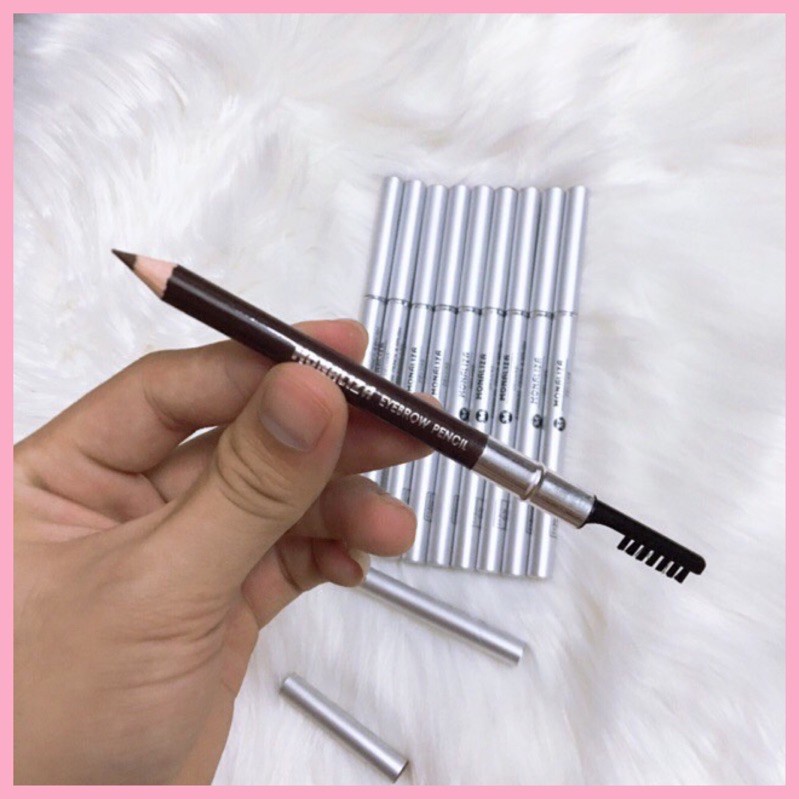 Chì mày MONALIZA DELUXE chì kẻ chân mày EYEBROW PENCIL & BRUSH bút kẻ mày BK001/BR002/BKBR003/GRBR005