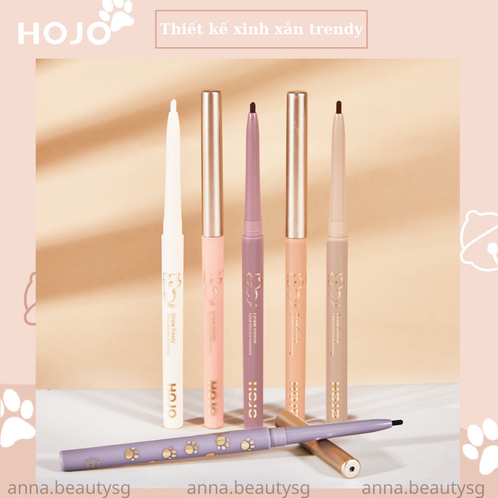 Chì kẻ mắt lâu trôi cho người mới bắt đầu nội địa Trung, chì kẻ mắt dạng sáp, bút chì kẻ mắt không lem