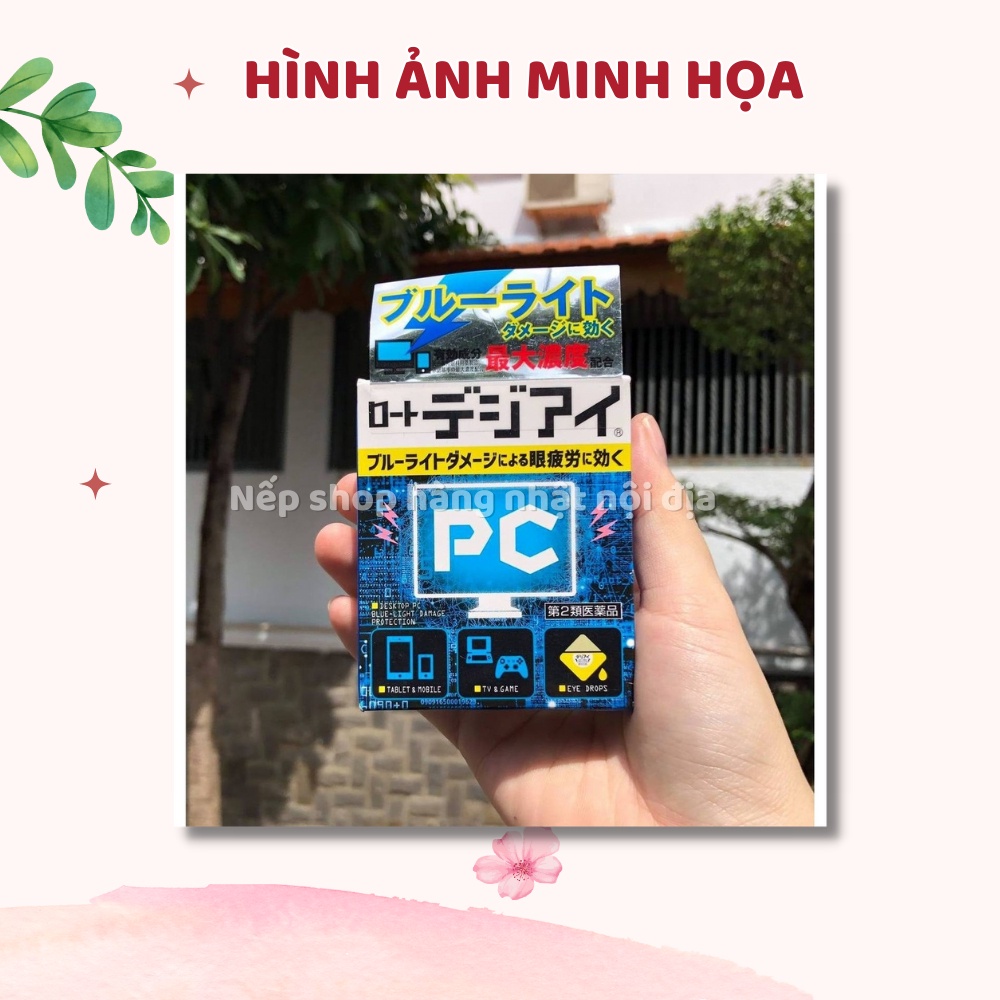 Nước Nhỏ Mắt Roto PC Giảm Tia Bức Xạ Từ Máy Tính Và Điện Thoại Nhật Bản