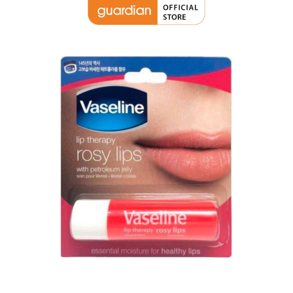 Son Dưỡng Môi Vaseline Rosy Lips Hoa Hồng 4,8Gr