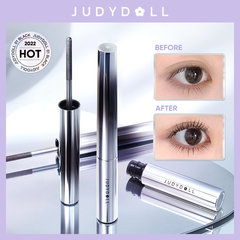 JUDYDOLL Iron Mascara Tơi mi Giữ cong dài mi Chống nước Chống lem Lâu trôi 2g