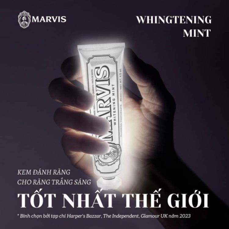 [HÀNG CÔNG TY] Kem Đánh Răng Marvis Whitening Làm Trắng Răng 85ML