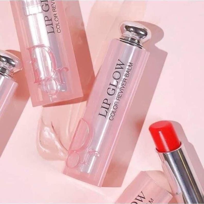 Son Dưỡng Dior Chính Hãng Addict Lip Glow LipBalm 3.2g Full Box Cấp Ẩm, Dưỡng Môi Mềm Mịn