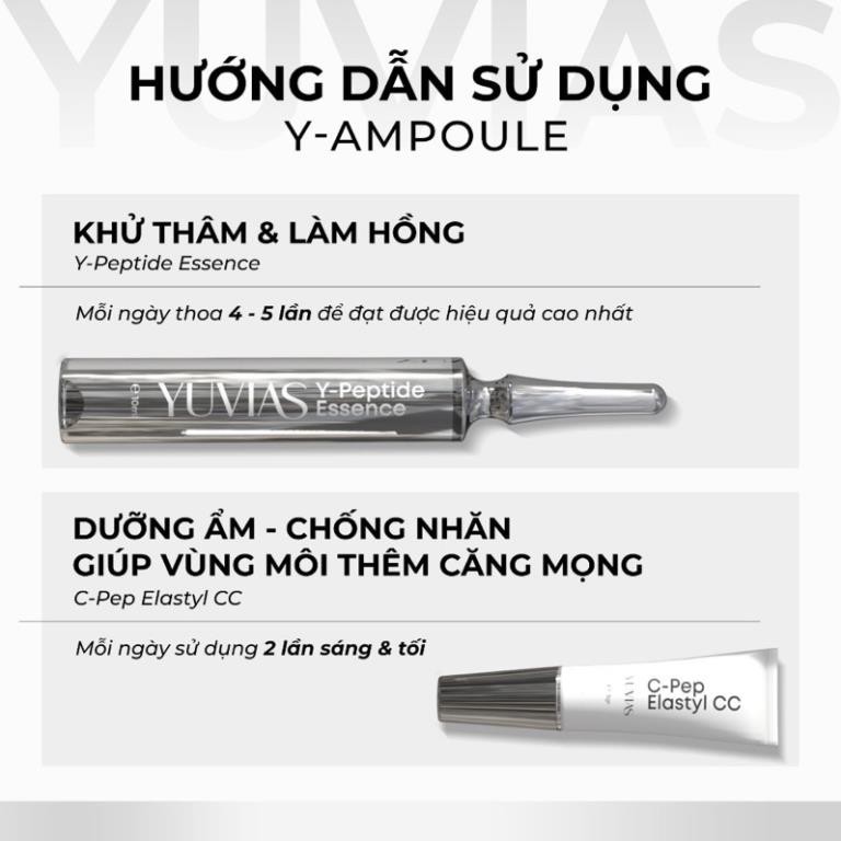 Tinh Chất Dưỡng Hồng Môi, Hỗ Trợ Khử Thâm Môi YUVIAS (10ml) – Tặng Kèm Son Dưỡng (5gr)