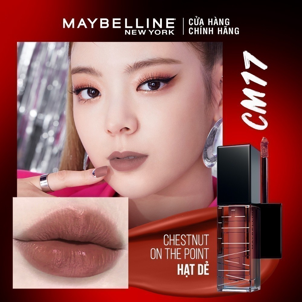 Son Kem Mịn Lì Như Nhung Cushion Matte Maybelline New York Hiệu Ứng Lì Đa Chiều 6.4ml