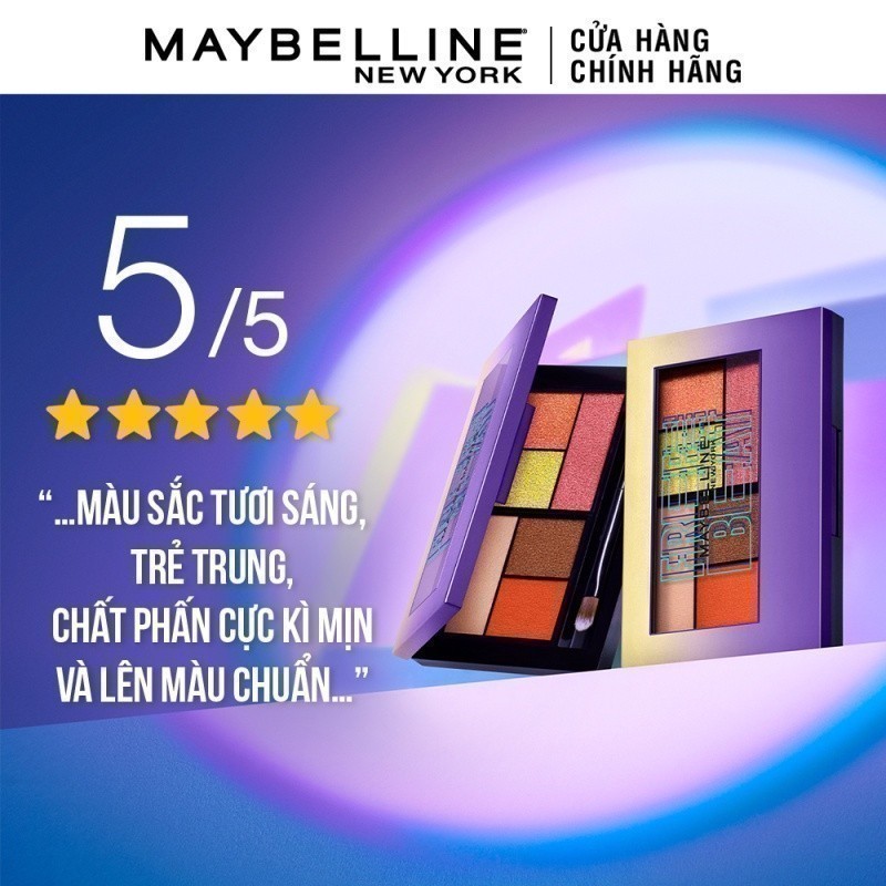 Bảng Phấn Mắt Maybelline New York 6 Màu The City Mini Palette 6.1g