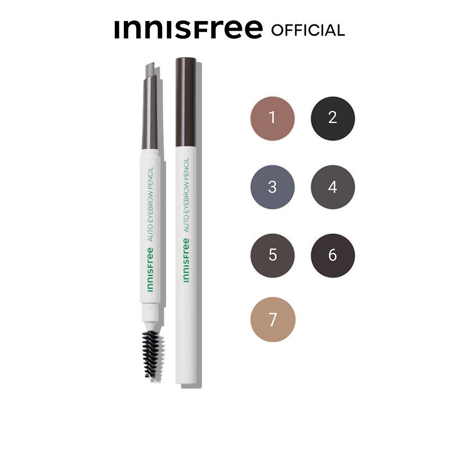 Chì kẻ chân mày innisfree Auto Eyebrow Pencil 0.3g (New 2023)