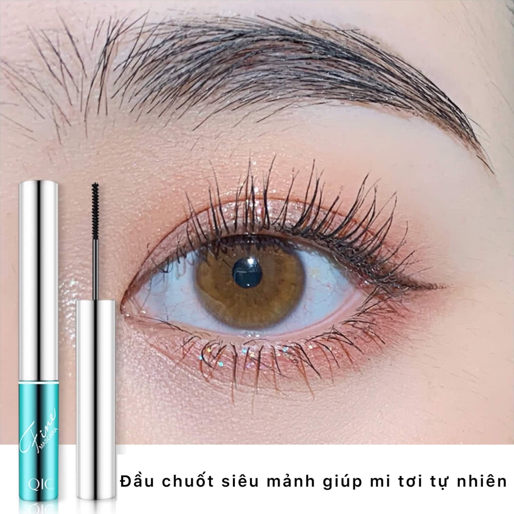 Mascara Tăm Chải Mi Siêu Mảnh Chống Nước Chống Lem, Giúp Mi Dài Tơi Tự Nhiên