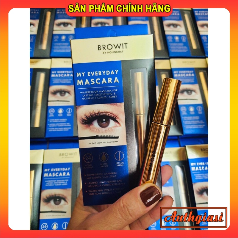 Mascara BROWIT BY NONGCHAT My Everyday Siêu Dài Chống Nước XANH DƯƠNG