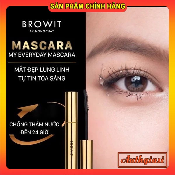 Mascara BROWIT BY NONGCHAT My Everyday Siêu Dài Chống Nước XANH DƯƠNG