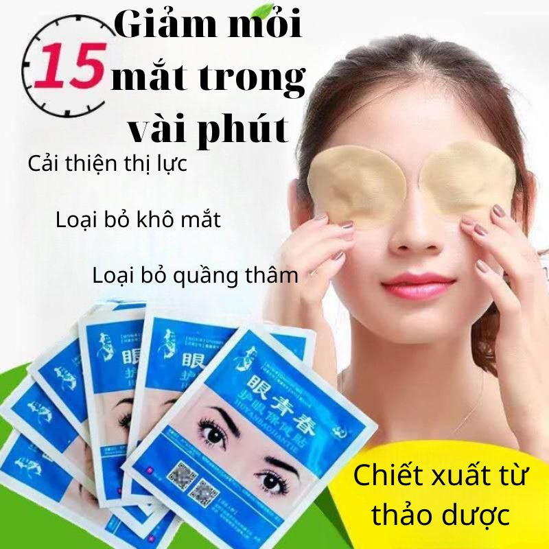 Miếng dán đắp mắt thảo dược mát lạnh