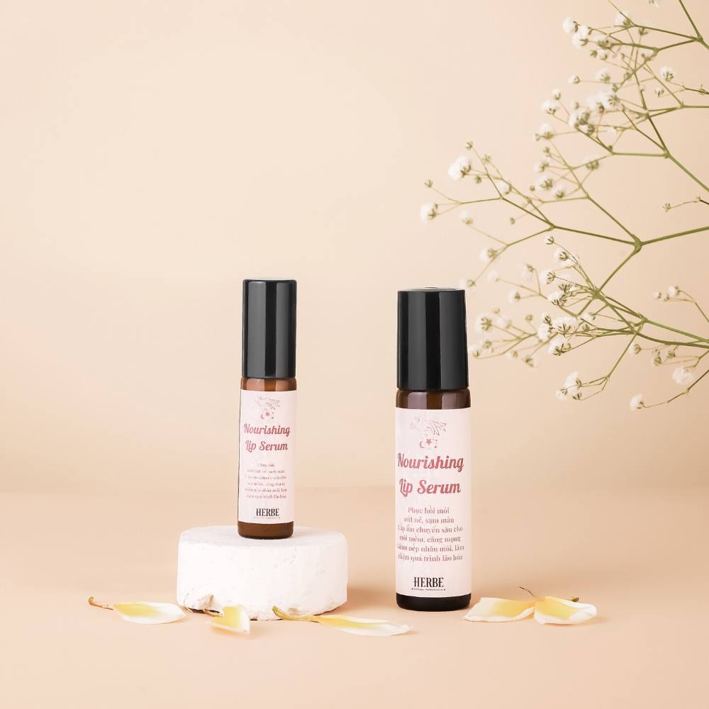 [mua 1 tặng 1] Tinh chất phục hồi dưỡng môi NOURISHING LIP SERUM handmade