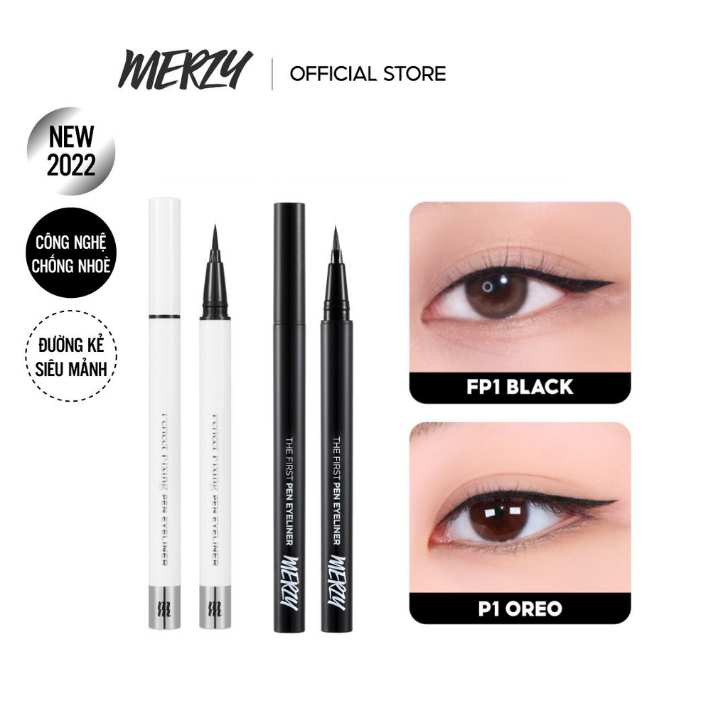 [Perfect Fixing] Bút kẻ mắt siêu mảnh, chống lem, lâu trôi Merzy Another Me The First Pen Eyeliner 0,5g