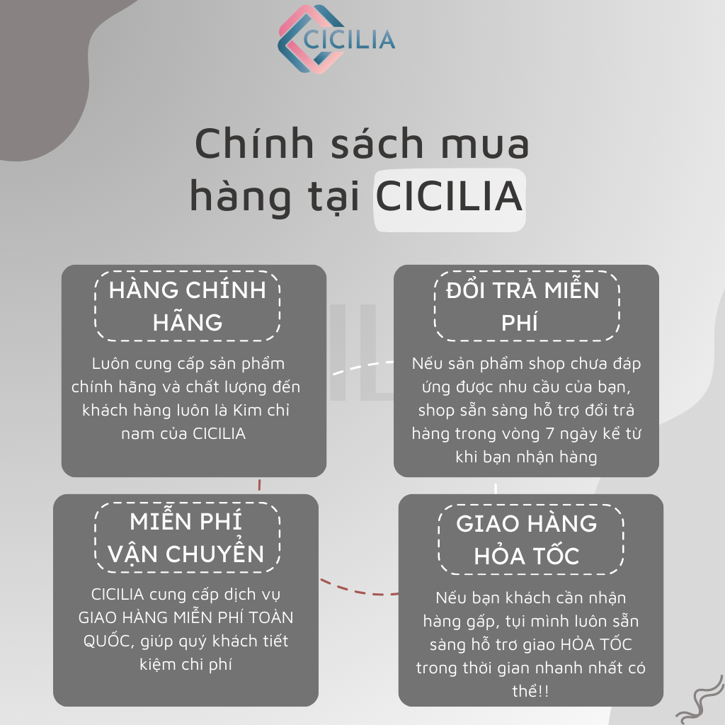 Bút Kẻ Chân Mày Đầu 4 Nhánh Sợi Phẩy CICILIA Bền Màu Chống Nước CI-006