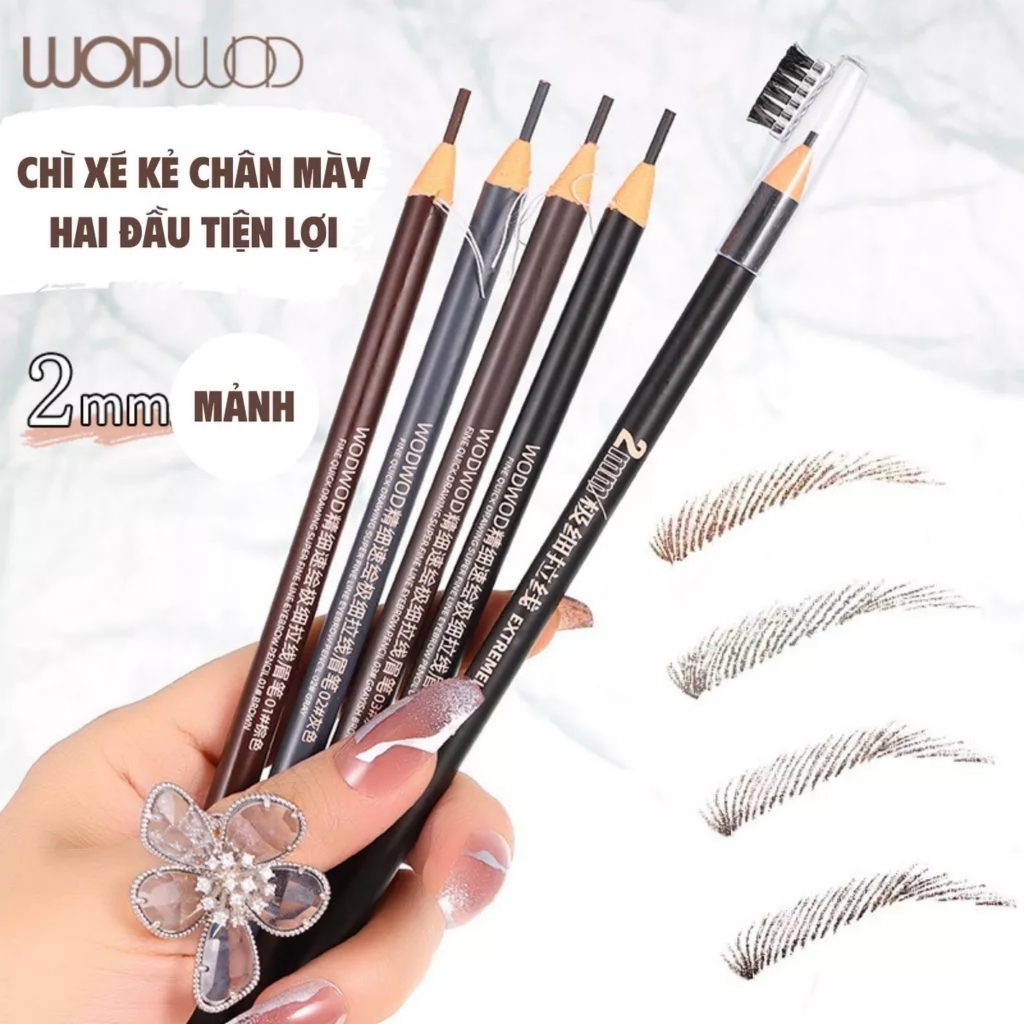 Chì xé kẻ chân mày WODWOD cứng phẩy sợi sắc nét chuyên dùng cho Makeup trang điểm