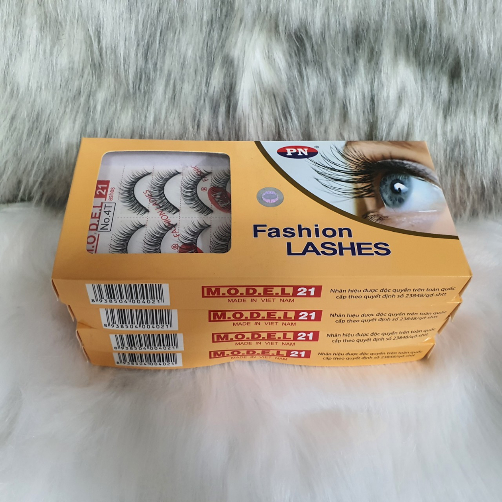 Hộp Lông Mi Giả PN Model 21 Fashion Lashes 10 Cặp