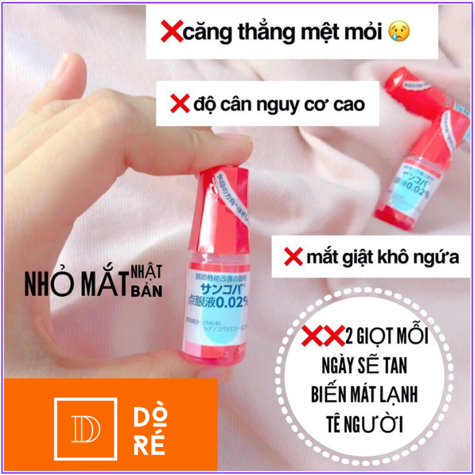 Nhỏ mắt Sancoba 5ml Nhật Bản HSD th1.2026