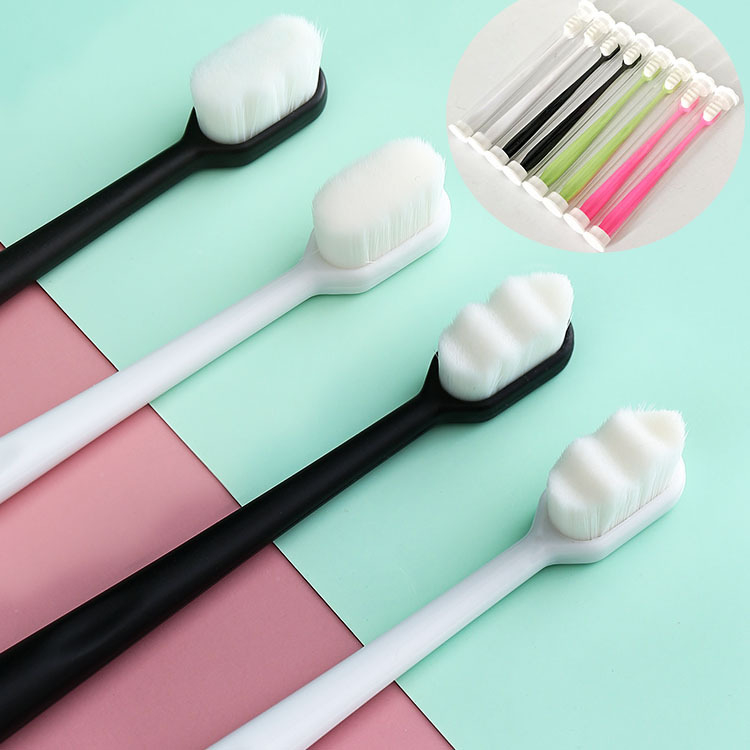 (Bán Buôn Sỉ) Bàn Chải Đánh Răng Lông Tơ Siêu Mịn Mềm Mại Không Đau Nướu Có Hộp Đựng BC