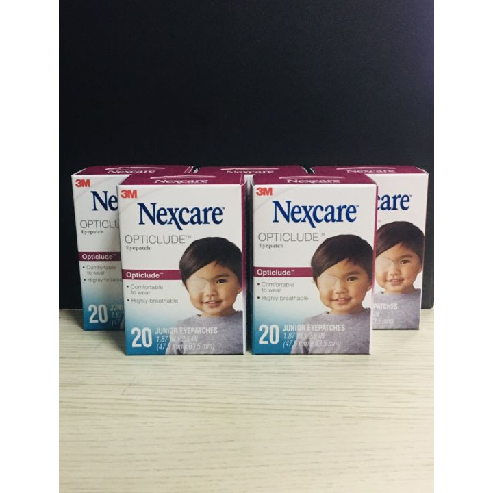 Băng dán mắt tập nhược thị 3M Nexcare cỡ nhỏ 1537, 20 miếng/hộp (MUA 1 TẶNG 5 miếng băng cá nhân Waterproof)