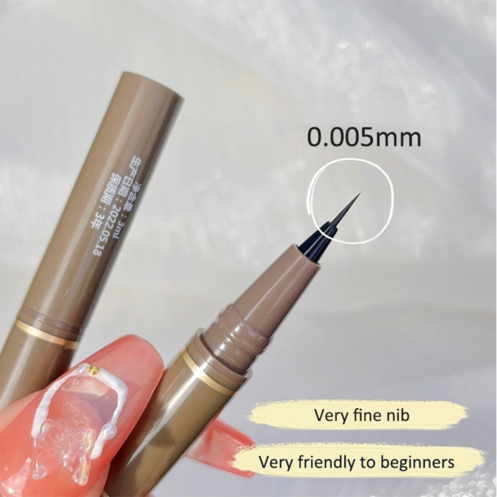 (Giá Sỉ)Bút Kẻ Mắt 0.005mm Nhanh Khô Chống Thấm Nước Lâu Trôi Không Nhòe Nội Địa Trung