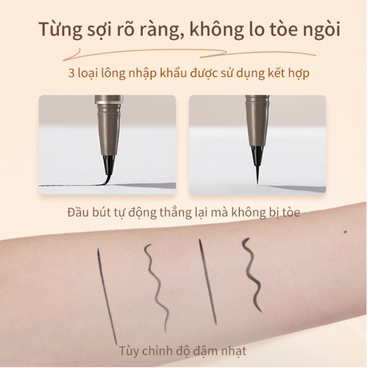 Bút Kẻ Mắt JUDYDOLL Nét Siêu Mảnh, Chống Nước, Chống Lem, Lâu Trôi