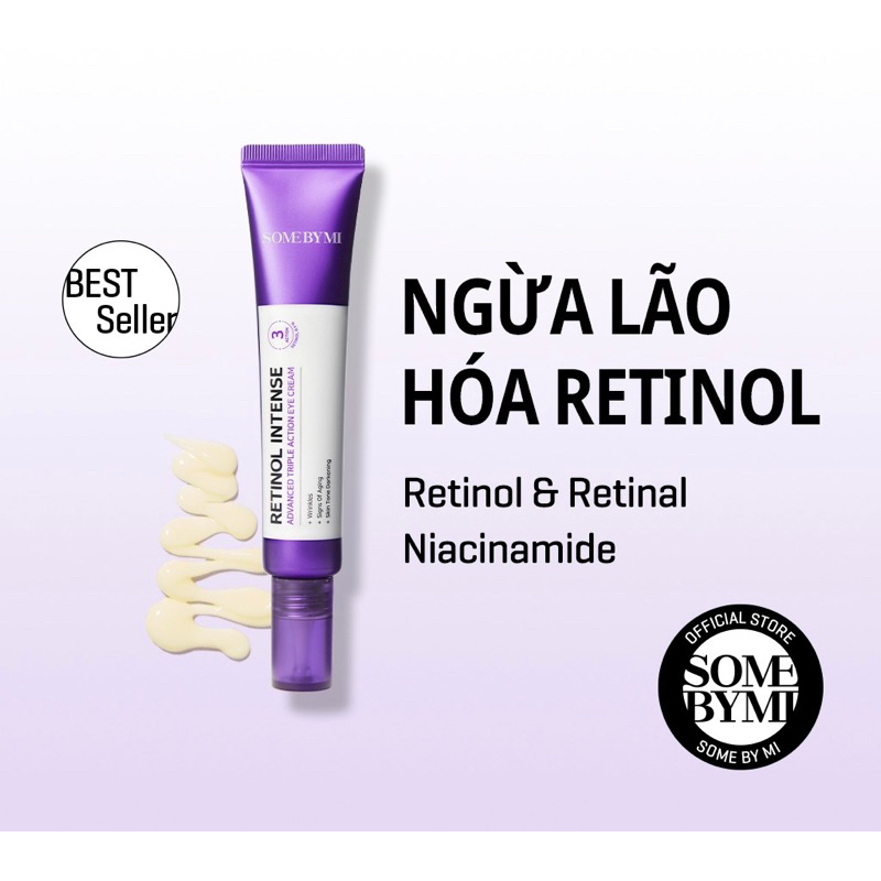 Kem Dưỡng Mắt Giảm Quầng Thâm, Chống Lão Hoá Some By Mi Retinol Intense 30ml