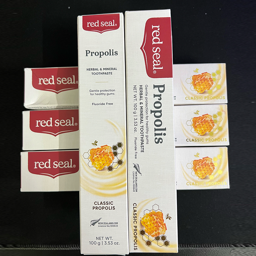 Siêu Thị Newzealand-Kem đánh răng chiết xuất keo ong không hoá chất-Kem Đánh Răng Chiết Xuất Keo Ong Propolis Red Seal