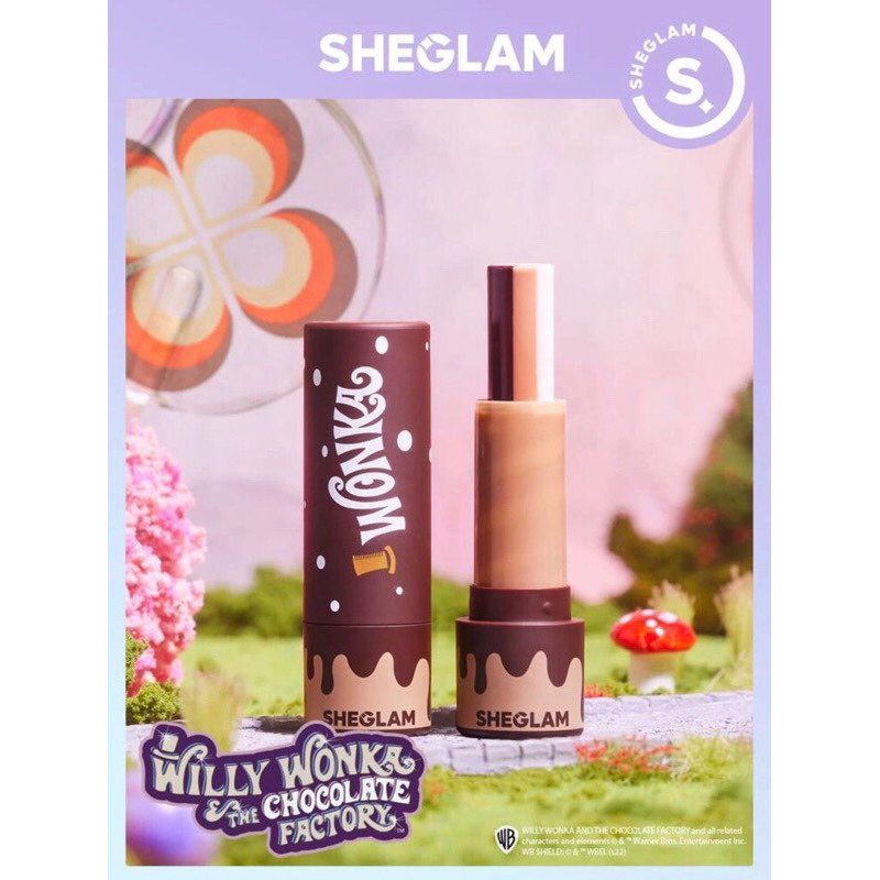 Bộ Sưu Tập Willy Wonka – Son dưỡng có màu SHEGLAM X Willy Wonka Cocoa Yum Lip Balm.