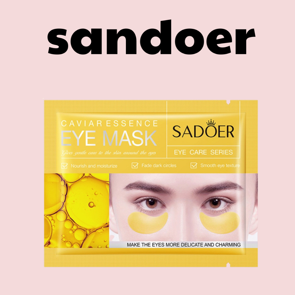 Mặt nạ mắt SADOER Chiết xuất từ trứng cá, mặt nạ mắt trái cây vh04
