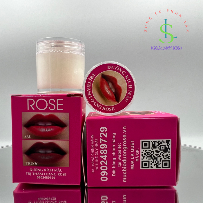 Dưỡng Rose kích màu môi sau phun xăm / linhshop-hn