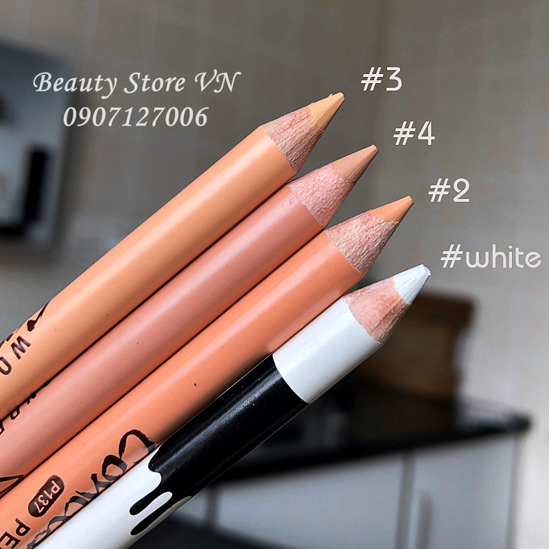 [FREESHIP💋] Bút Chì Kẻ Mắt Màu Trắng Cao Cấp White Eyeliner Pencil