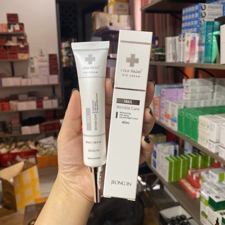 [Mẫu Mới] Kem mắt Jeong Ịn Snail Wrinkle Care Cha Skin Eye Cream