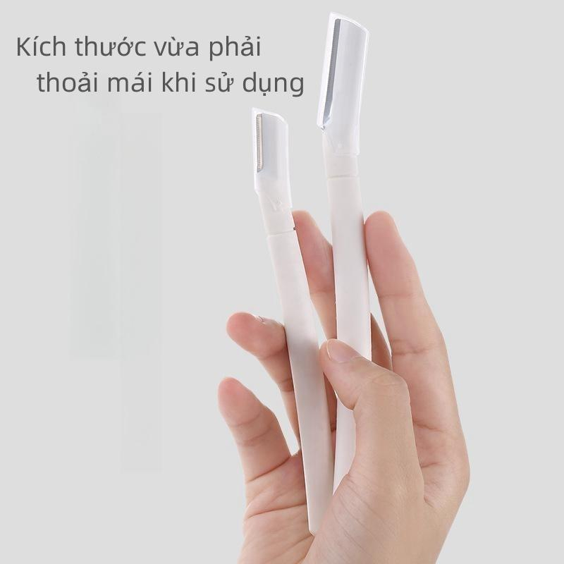 Dụng cụ tỉa lông mày Unisex,Kéo và dao tỉa lông mày chống trầy xước,Thợ trang điểm kể cả người mới bắt đầu tỉa lông mày