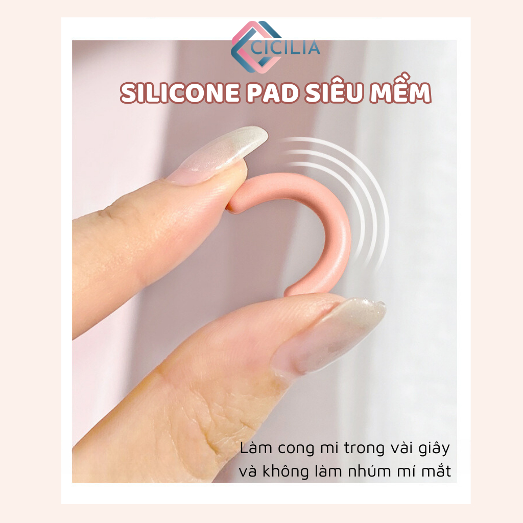 Dụng Cụ Bấm Cong Lông Mi CICILIA Cao Cấp Tiện Dụng CI-064