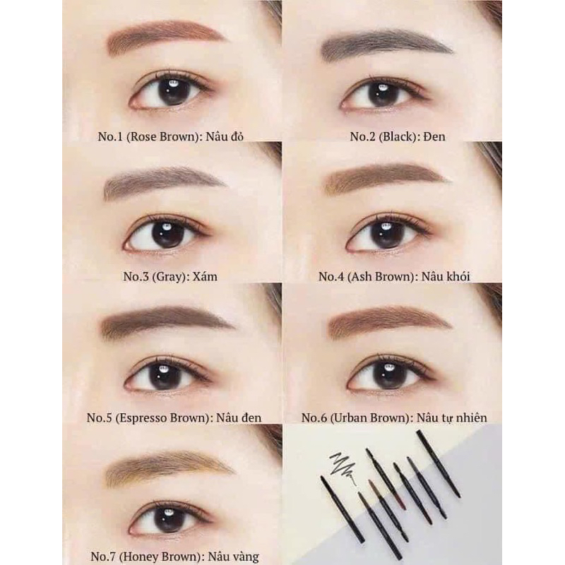 CHÌ KẺ CHÂN MÀY INNISFREE AUTO EYEBROW PENCIL