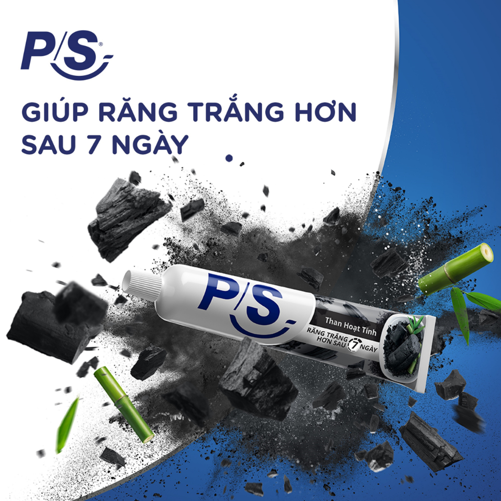 Bộ 3 Kem đánh răng P/S Răng Trắng Hơn Sau 7 Ngày 230g/hộp
