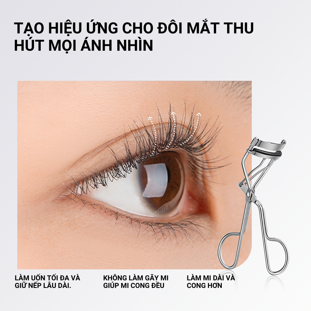 Dụng Cụ Bấm Cong Lông Mi KIYE Cho Hàng Mi Cong Dài Lâu Tự Nhiên