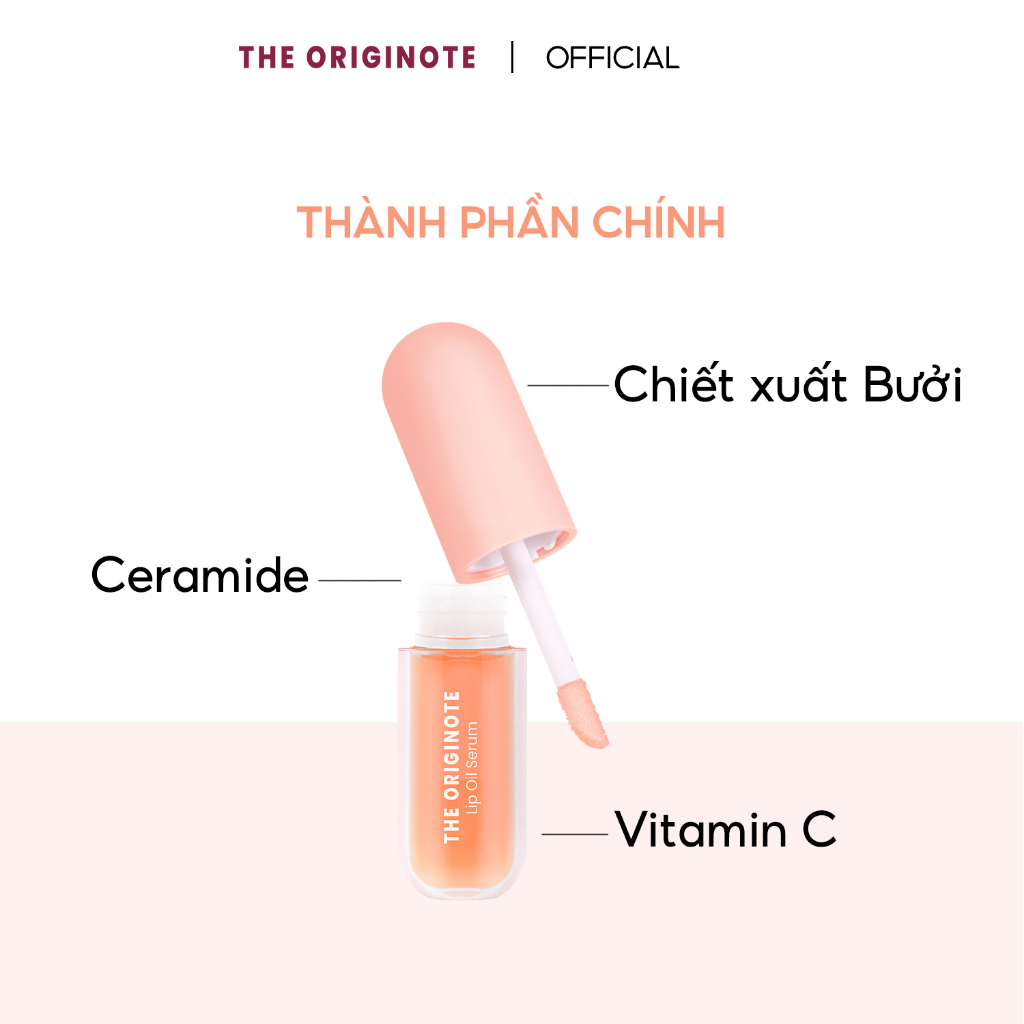 Son dưỡng có màu The Originote làm mềm môi Lip Oil Serum