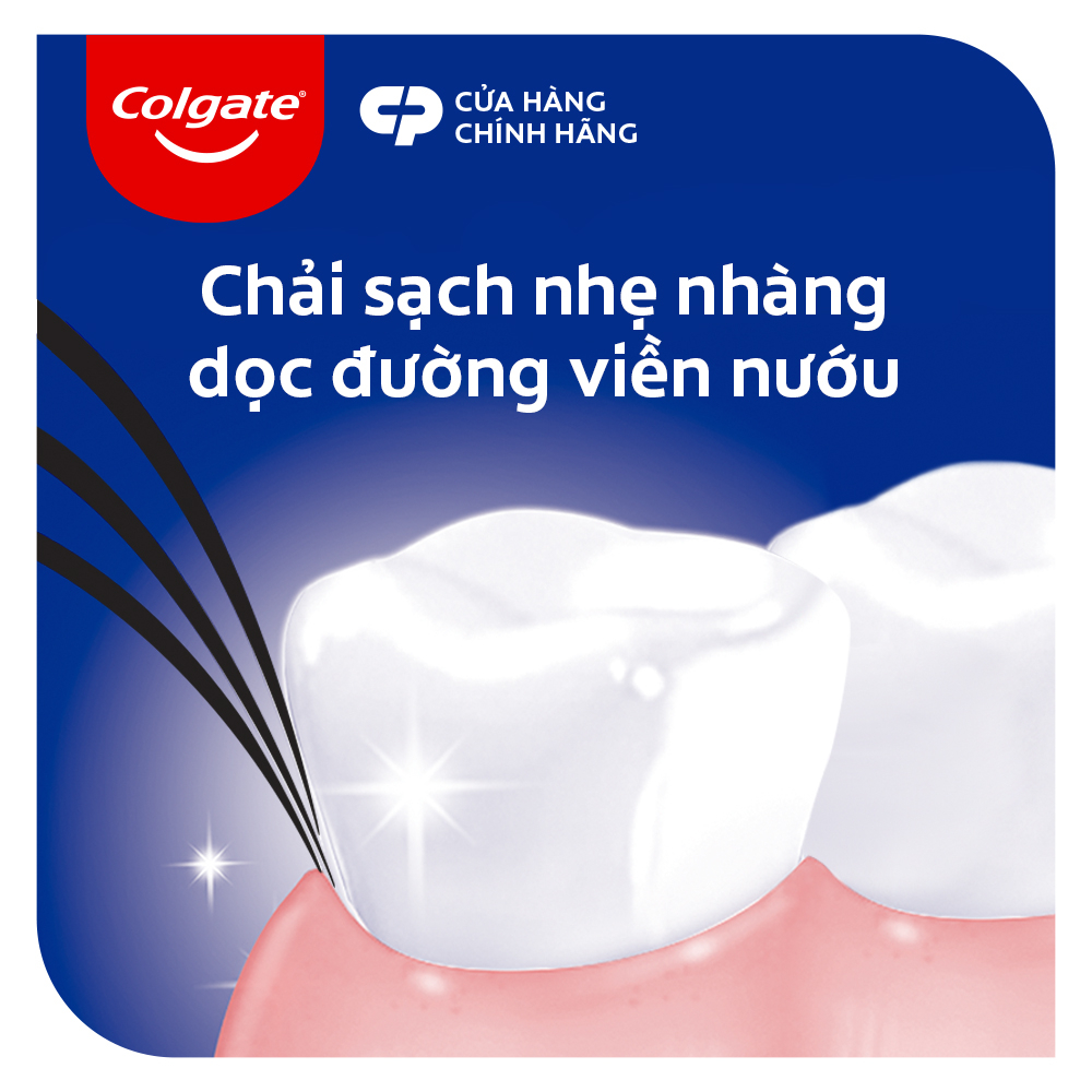 Bộ 2 bàn chải Colgate Slimsoft Flex Clean Charcoal nguyên khối than hoạt tính kháng khuẩn