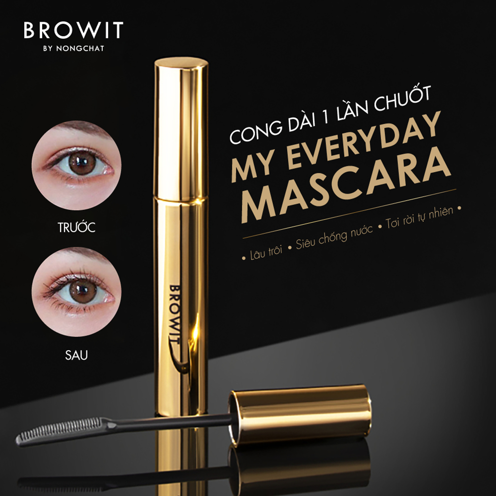 [Mã SGMST15K giảm đến 15K đơn 99K] Combo Mascara My Everyday và Kẻ viền mắt Smooth & Slim #Deep Brown