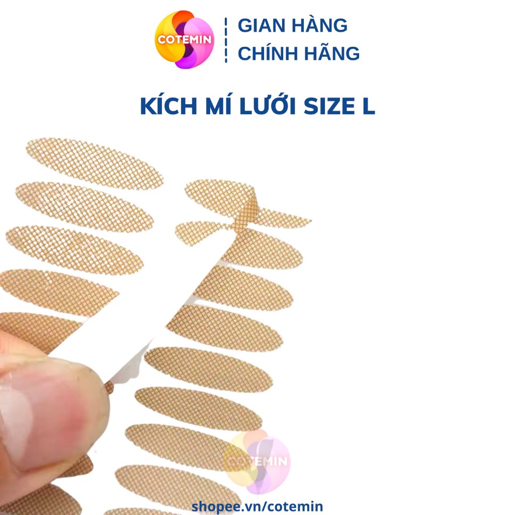 Miếng Dán Kích Mí Vân Lưới Và Trong Suốt Cho Hai Mí Đẹp Tự Nhiên COTEMIN