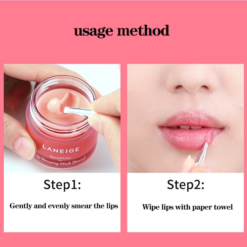 （giao hàng nhanh） Laneige Lip Sleeping Mask EX – Mặt Nạ Ủ Dưỡng Môi – 20g BKC Beauty