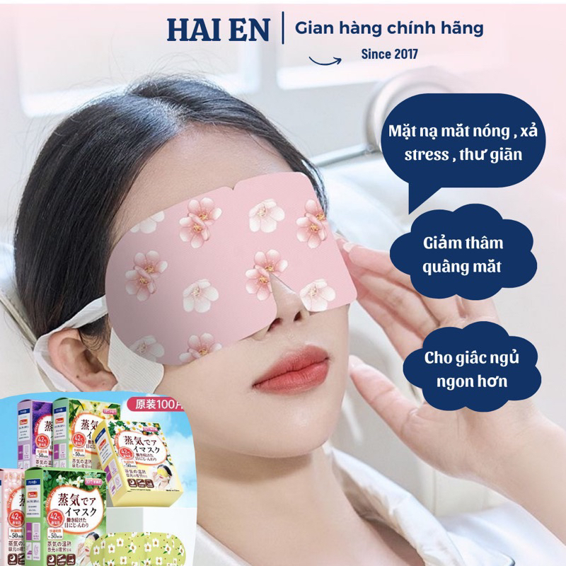 Mặt nạ mắt nóng chống mỏi mắt, thư giãn , giảm stress , cho giấc ngủ ngon hơn