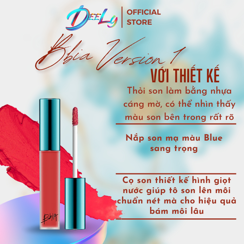 Son Bbia Last Velvet Lip Tint Version 1 – Son kem lì lâu trôi Hàn Quốc _ Deely.top