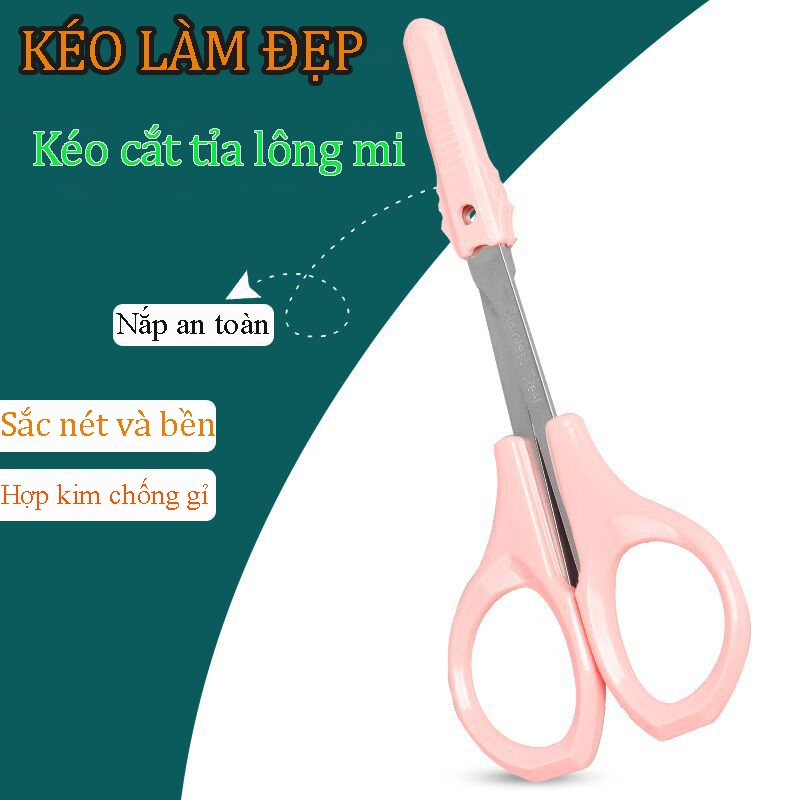 Kéo cắt mi, kéo cắt tỉa lông mày loại 1 siêu sắc bén chính hãng JINJI