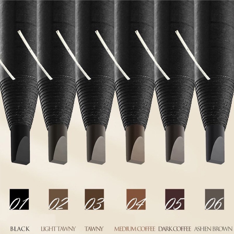 Chì xé kẻ chân mày VÀ Chì xé kẻ mày D’ZCOU cứng phẩy sợi Eyebrow Pencil