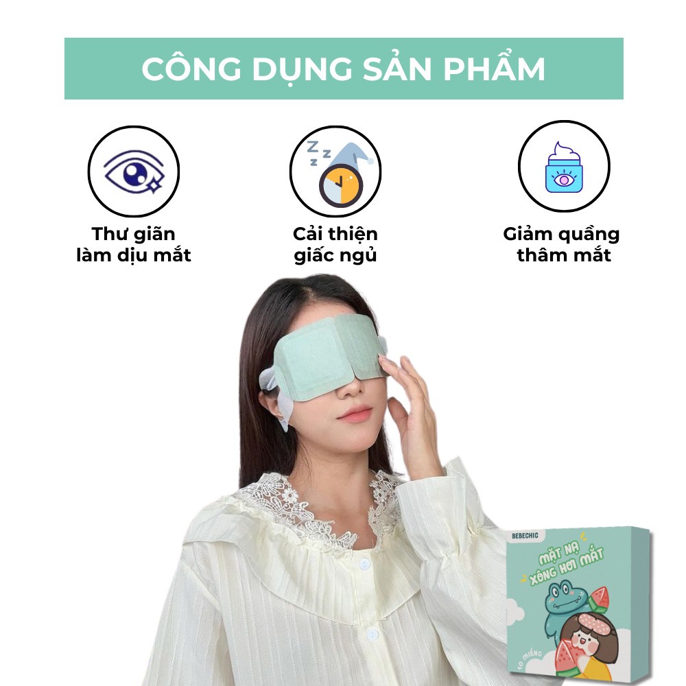 Combo 20 Mặt Nạ Xông Hơi Mắt Chườm Mắt Nóng BEBECHIC