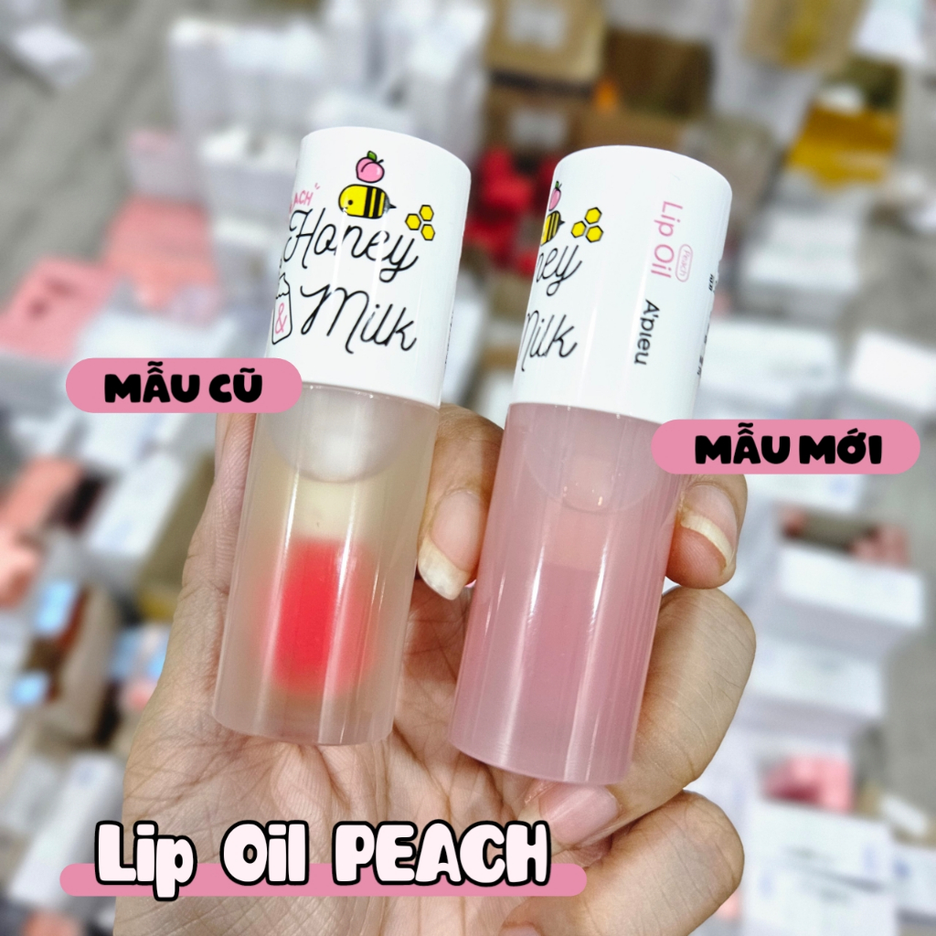 (HSD 2026) Dầu dưỡng môi Apieu Honey & Milk Lip Oil